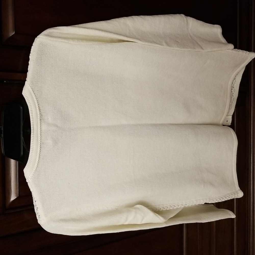 Ivory cardigan sweater - Picture 6 of 8